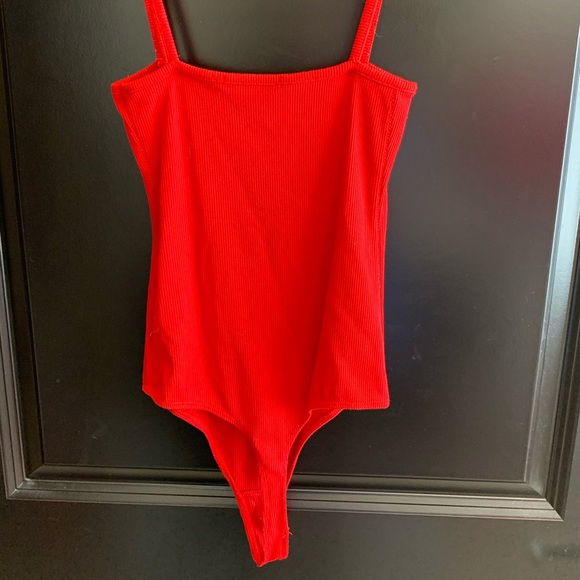 Brandy Melville red Anne bodysuit - Picture 6 of 7